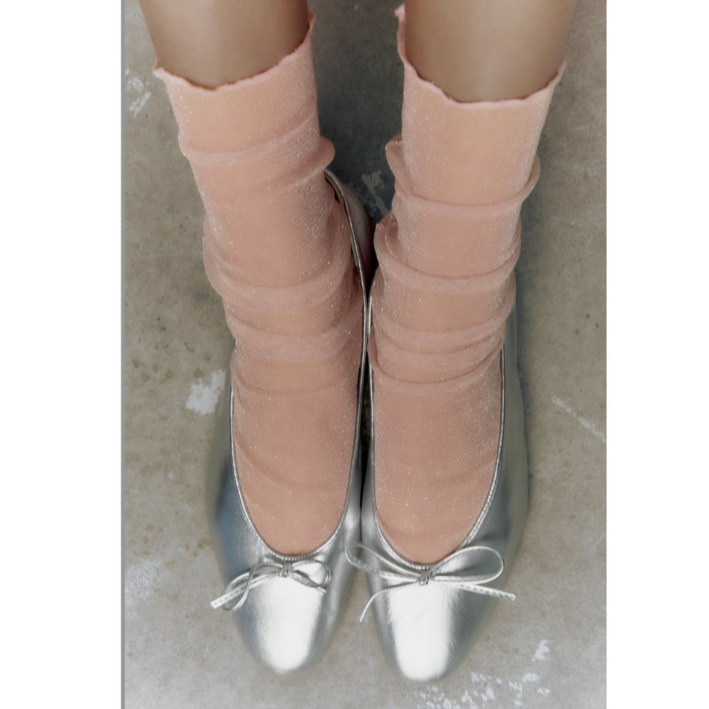 Zara Shiny Tights NWT